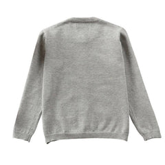 Cotton Knit Cardigan Sweater for Girls - Casual Long Sleeve Spring & Autumn Wear