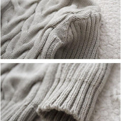 Cozy Kids' Thick Knit Turtleneck Pullover Sweater for Winter