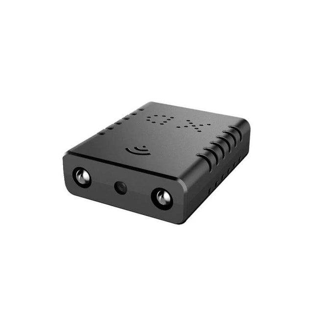 WiFi Mini Camera for Remote Monitoring with Night Vision compact black plastic 3x3x1cm for home office pet surveillance