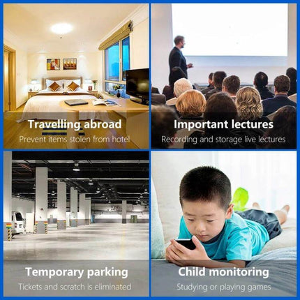 WiFi Mini Camera for Remote Monitoring with Night Vision discreet 3x3x1cm home office pet monitoring night vision
