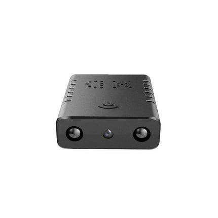 WiFi Mini Camera for Remote Monitoring with Night Vision compact 3x3x1cm black plastic discreet home office pet monitoring