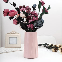 Elegant Minimalist Plastic Vase for Contemporary Home Decor