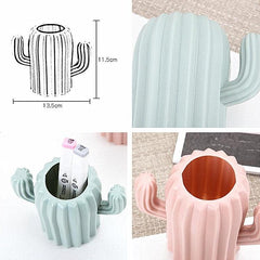 Creative Cactus Vase and Pen Holder for Modern Home Decor