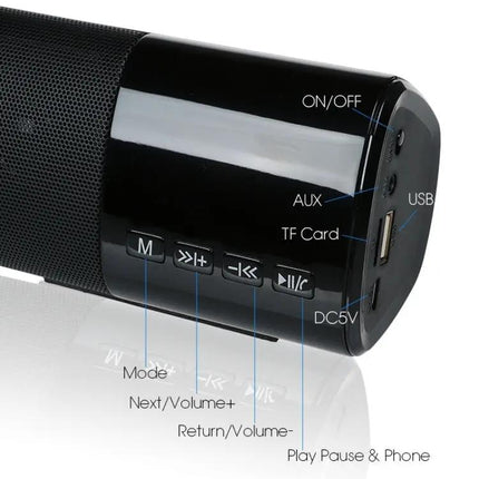 TOPROAD Compact Bluetooth Speaker For Outdoor Use