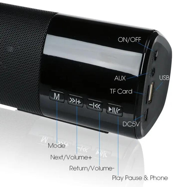 TOPROAD Compact Bluetooth Speaker For Outdoor Use