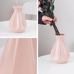 Elegant Plastic Flower Arrangement Vase for Dried and Fresh Flowers