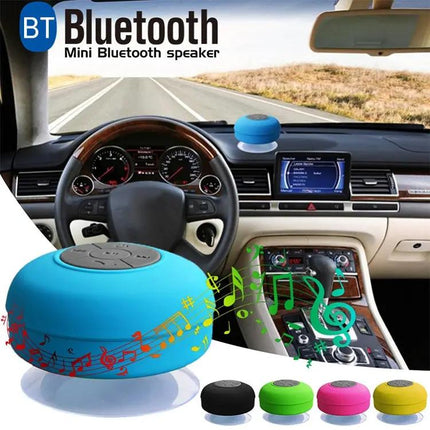 Compact Waterproof Bluetooth Shower And Car Speaker | Syndmart