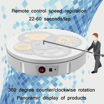 Remote Control Electric Turntable for Product Display, 30cm | Syndmart