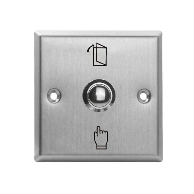 Stainless Steel Exit Button for Secure Door Access Control - durable stainless button for controlled office and building exits