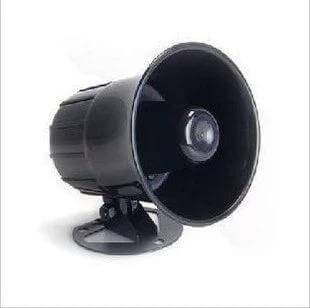 Versatile Electric Siren Horn for Vehicles and Security Alarms mounted vehicle/home alarm horn, 12V/24V audible warning