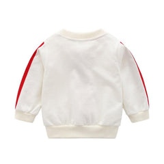 Autumn Cotton Long Sleeve Zipper Sportswear Set for Babies - 2 in 1 Outfit