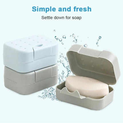 A Compact Soap Box for Travel and Everyday Storage at Home - plastic soap case keeps bar dry and secure for trips, gym, and bathroom storage