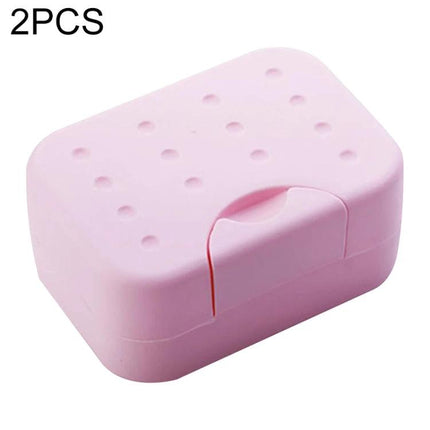 A Compact Soap Box for Travel and Everyday Storage at Home - pink plastic travel soap case keeps soap dry and secure