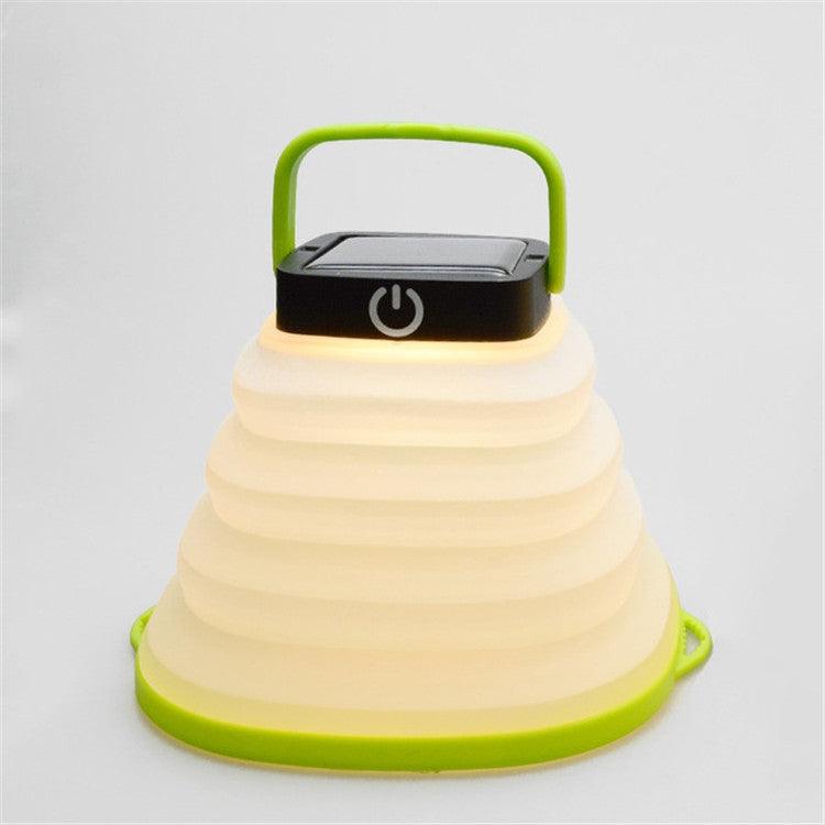 Portable Solar-Powered LED Camping Lantern for Outdoor Adventures