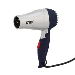 Portable GW-555 220V Mini Hair Dryer - Compact, Foldable Electric Blow Dryer for Travel and Home Use