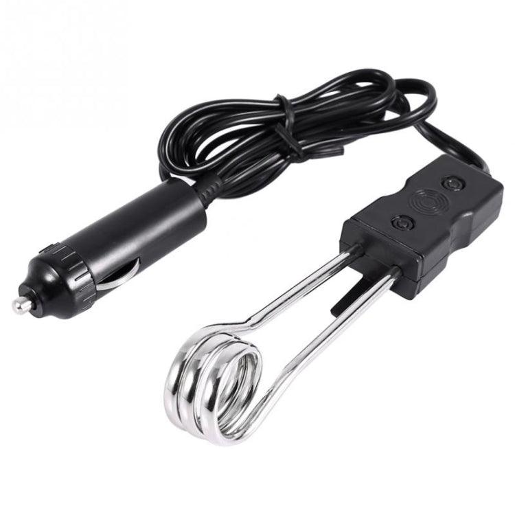 Compact 12V/24V Car Immersion Heater for Quick Boiling Water - Ideal for Camping and Travel