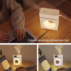 Portable USB Humidifier with Night Light and Aromatherapy Diffuser - 500ML Air Purifier for Home and Travel