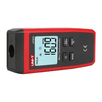 Non-Contact Laser Tachometer for Motor and Machine Speed Measurement - handheld red laser RPM gauge for technicians