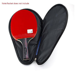 HUIESON Gourd-Shaped Oxford Cloth Table Tennis Racket Bag with Ball Holder, Size 30x20.5cm