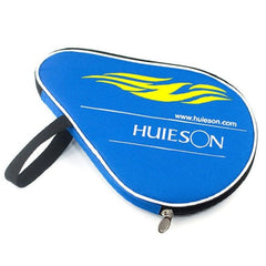 HUIESON Gourd-Shaped Oxford Cloth Table Tennis Racket Bag with Ball Holder, Size 30x20.5cm