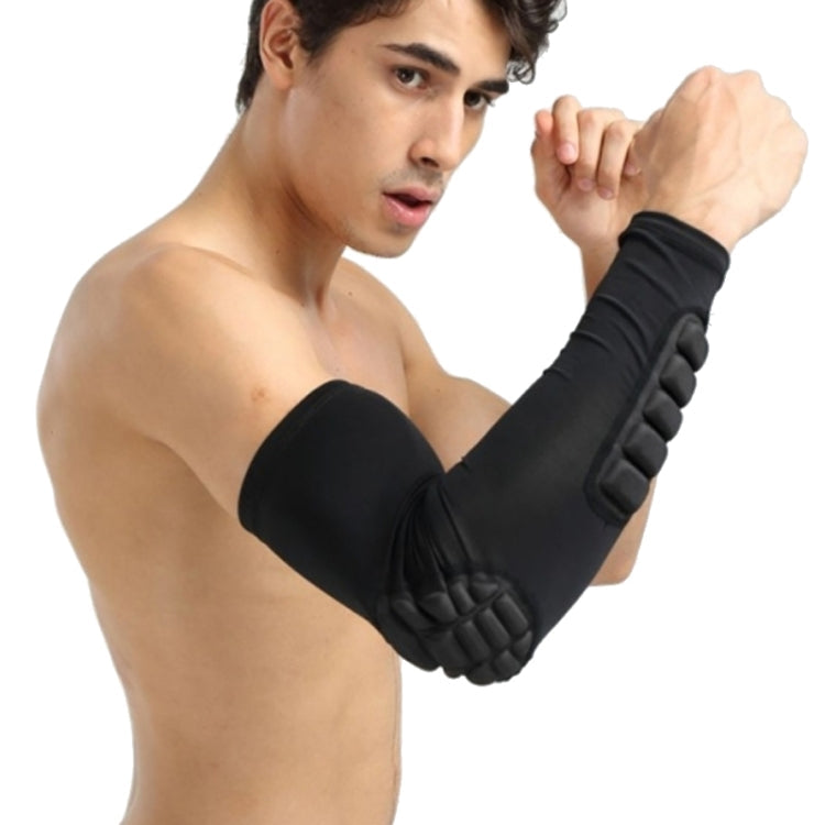 Basketball Sleeve Cellular Anti-collision Anti-slip Compression Elbow Protective Gear, L, M, XL 