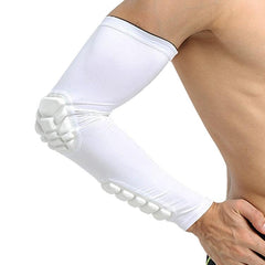 Men's Compression Elbow Sleeve with Anti-Collision and Anti-Slip Features for Sports