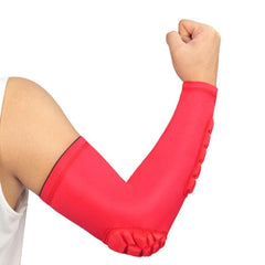 Men's Compression Elbow Sleeve with Anti-Collision and Anti-Slip Features for Sports