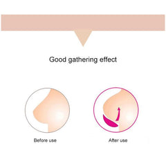 Heart-Enhancing Adhesive Silicone Nipple Covers for Women - Heart-Shaped Bra Inserts