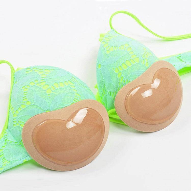 Heart-Enhancing Adhesive Silicone Nipple Covers for Women - Heart-Shaped Bra Inserts