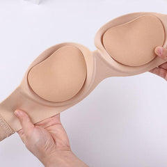 Heart-Enhancing Adhesive Silicone Nipple Covers for Women - Heart-Shaped Bra Inserts