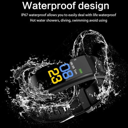 Versatile Smart Watch for Everyday Activity Tracking - waterproof fitness wristband showing step and heart-rate display with splash