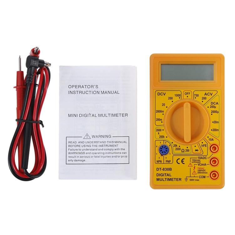 DT-830B Versatile Digital Multimeter with Temperature Measurement and AC/DC Functionality