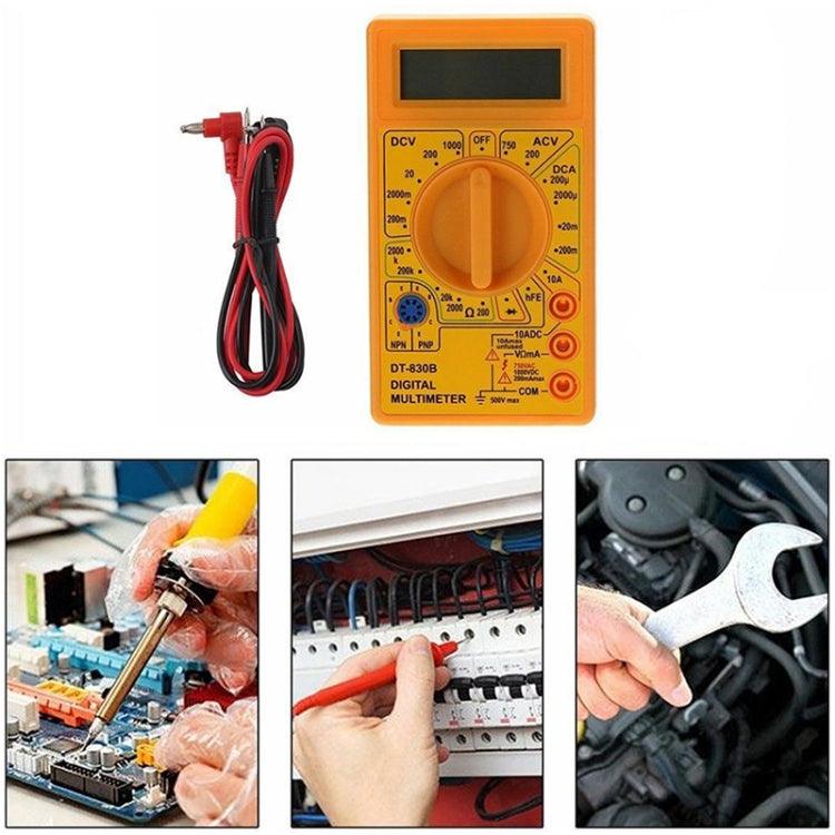 DT-830B Versatile Digital Multimeter with Temperature Measurement and AC/DC Functionality