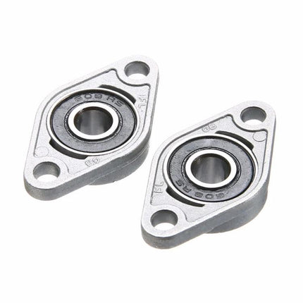 Mayitr Pillow Block Bearing Housing for 3D Printer Accessories sturdy metal flange bearing mount supporting shafts for precise, low-friction linear motion