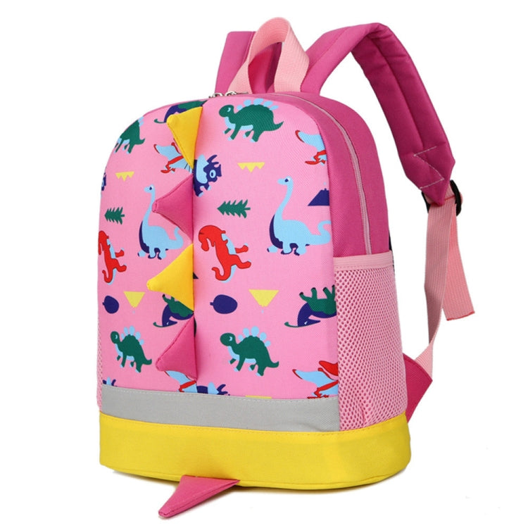 Adorable mochila escolar con dibujos de dinosaurios para niños