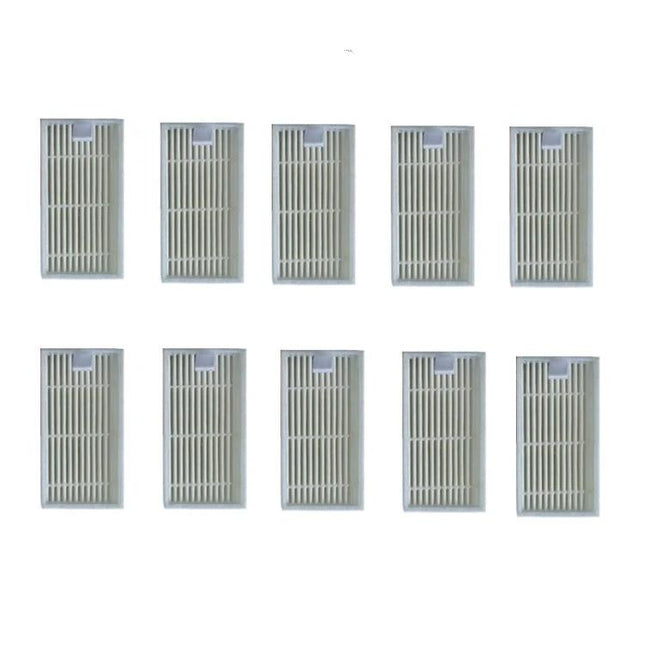 CHUWI iLife HEPA Filter Replacement Set of 10 Pieces for Vacuums - ten replacement HEPA filters for robot vacuums to capture dust and allergens