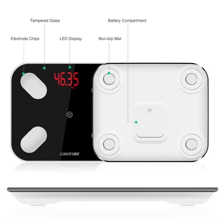 GASON S4 Smart Body Fat Scale with Bluetooth App Connectivity for iOS and Android