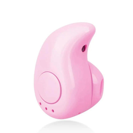 Mini In-Ear Sport Bluetooth Earbuds With Mic For Commuting pink single compact wireless earbud for calls and commuting