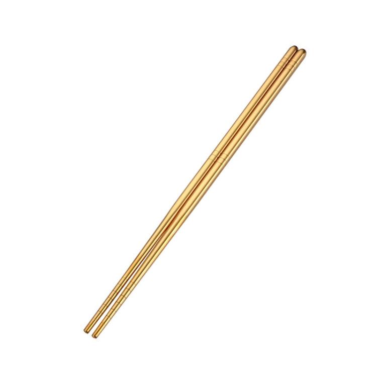 Vibrant Stainless Steel Reusable Metal Chopsticks