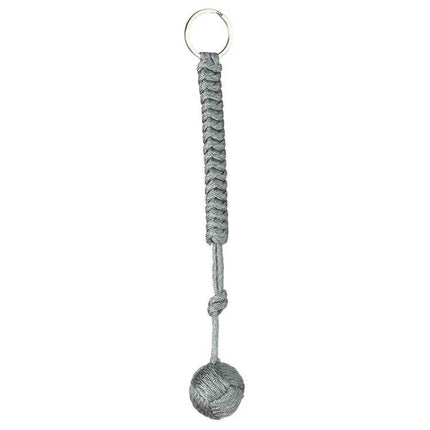 Black Steel Monkey Fist Lanyard for Everyday Protection | Syndmart
