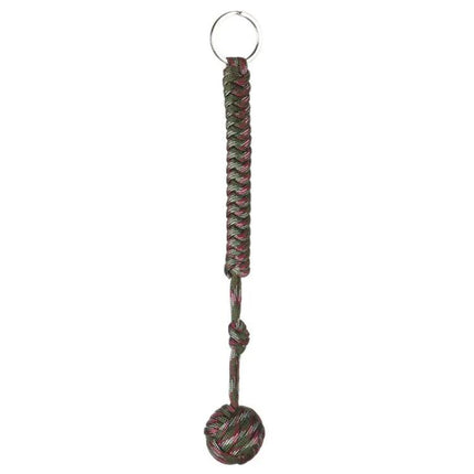 Black Steel Monkey Fist Lanyard for Everyday Protection | Syndmart