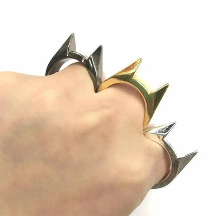 Stainless Steel Self-Defense Ring for Everyday Personal Safety