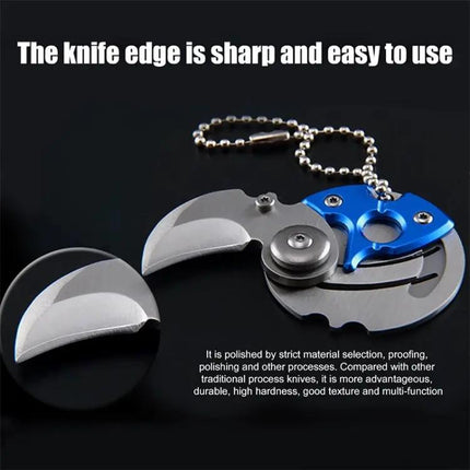 Portable Keychain Mini Folding Knife for Outdoor Use