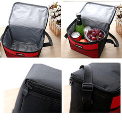 Insulated Travel Lunch Bag for Outdoor Leisure and Picnics