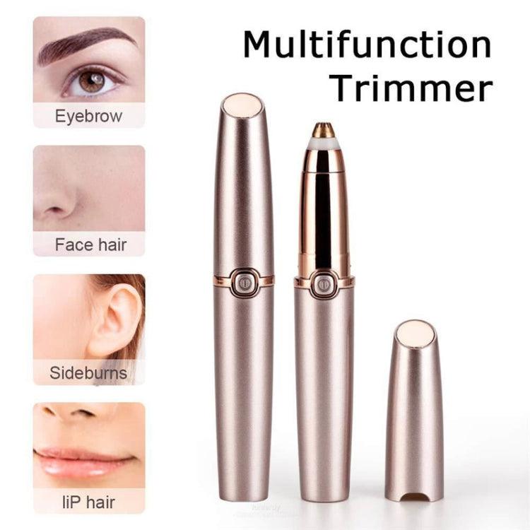 Automatic Push Button Eyebrow Hair Removal Trimmer Device