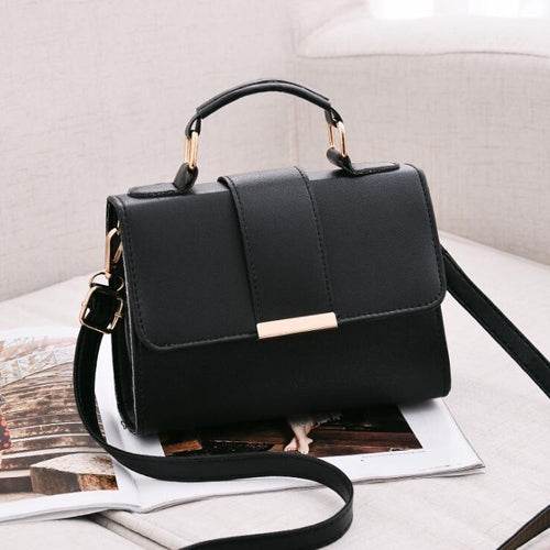 Women Bag Leather Handbags PU Shoulder Bag Small Flap Chic