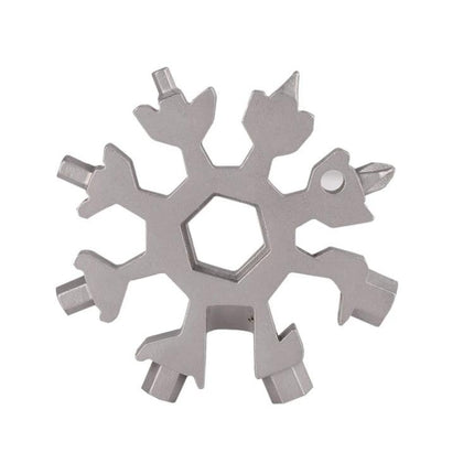 18-In-1 Multi-Tool Octagonal Snowflake EDC Tool for Outdoor Use
