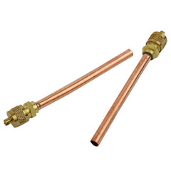 Gold Metal Core AC Refrigeration Access Valve - 12.30cm Length