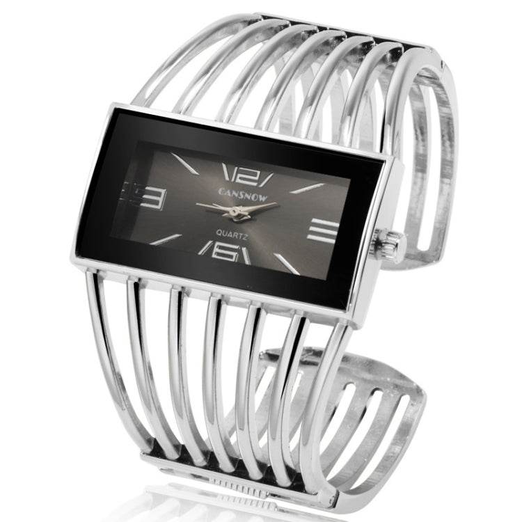 WAT2008 Alloy Bracelet Watch Creative Rectangular Dial Quartz Watch for Women