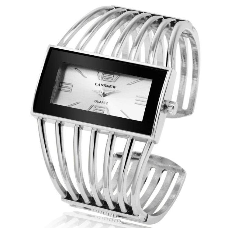 WAT2008 Alloy Bracelet Watch Creative Rectangular Dial Quartz Watch for Women